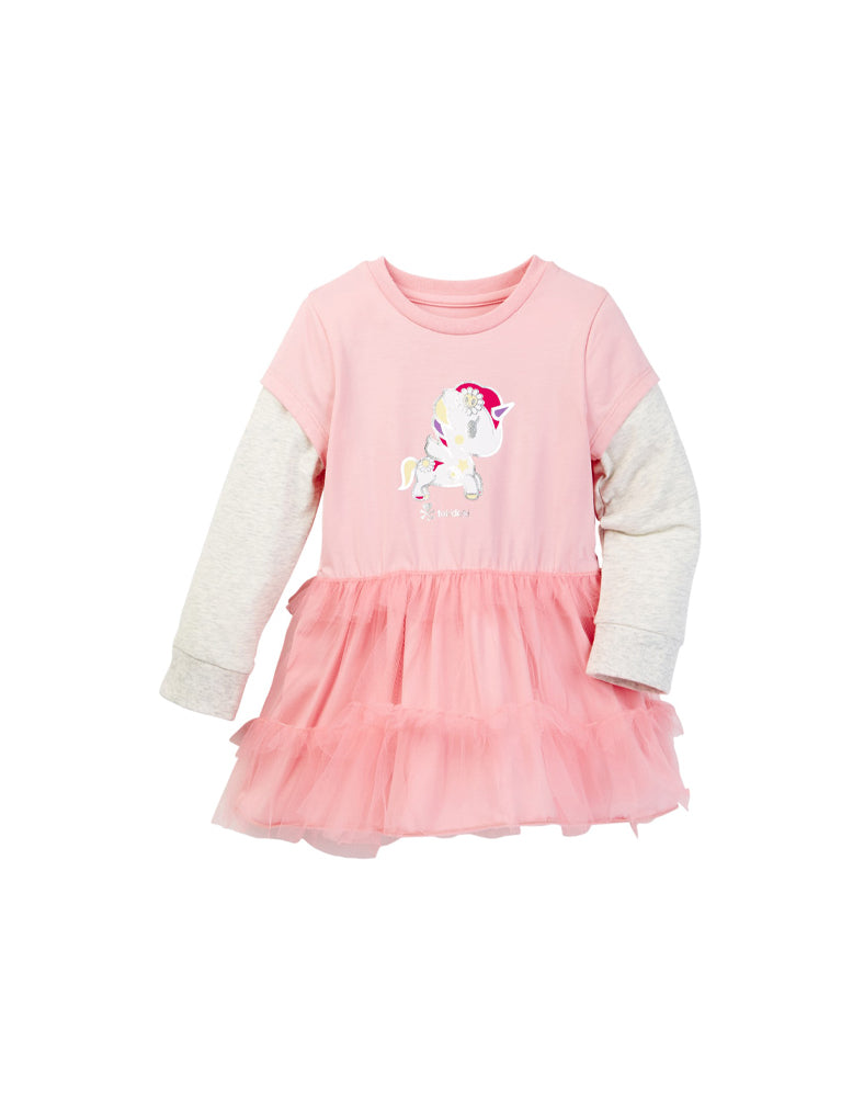 01_Ruffle_Dress tokidoki Bambino Unicorno Tulle Ruffle Layered Dress - Image 1