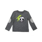 tokidoki Bambino Skully Elbow Patch Long Sleeve Tee