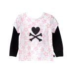 tokidoki Bambino Twofer Long Sleeve Tee (White)