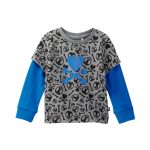 tokidoki Bambino Twofer Long Sleeve Tee (Dark Grey)
