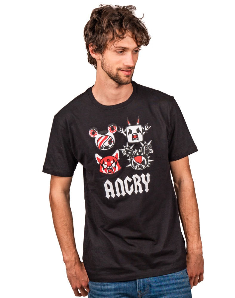 Angry_Aggretsuko_Front tokidoki x Aggretsuko Angry Aggretsuko Tee - Image 1