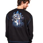 Flaming Kaiju Crewneck Sweatshirt