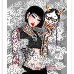Hannya Girl Art Print