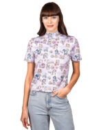 Heavenly Ribbed Collar Tee