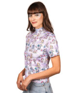 Heavenly Ribbed Collar Tee - Image 3