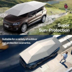4.8-Meter Automatic Remote-Controlled Car Sunshade — Foldable Roof Canopy - Image 6