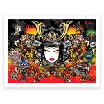 Tiger Warrior Art Print