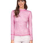 Windy Mock Neck Long Sleeve