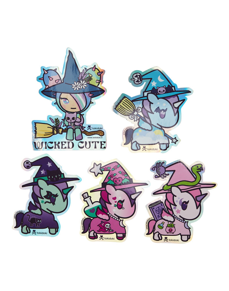 tokidoki-comic-con-2024-novelty-mystics-nights-sticker-pack-01 Mystic Nights Sticker Pack - Image 1