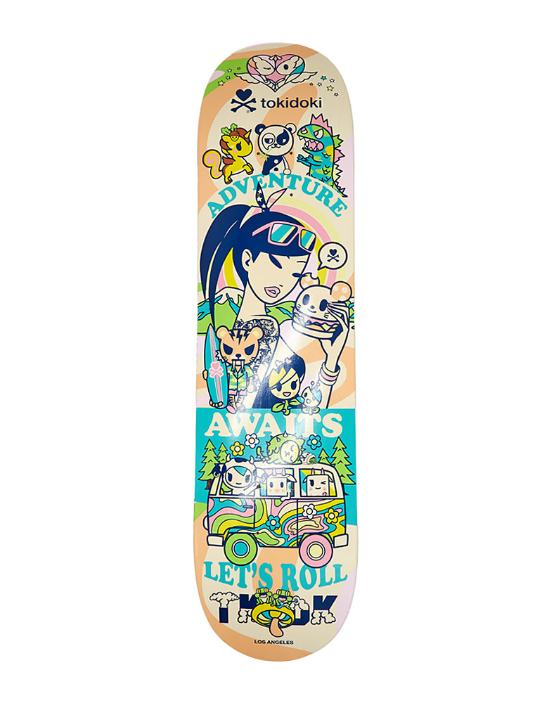 tokidoki-fall-2022-adventire-awaits-skate-deck-01 Adventure Awaits Skate Deck - Image 1