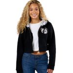 Peace & Bears Cropped Hoodie