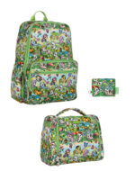 tokidoki x JuJuBe Be Charged + Insulated Bottle Bag + Zealous Backpack Meadow Blooms Bundle