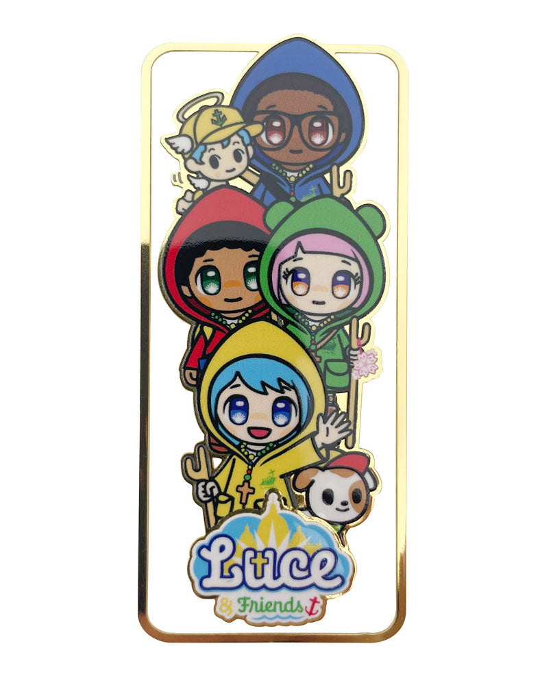 tokidoki-luce-and-friends-metal-bookmark Luce and Friends Metal Bookmark - Image 1