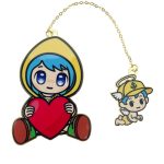 Luce Heart and Iubi Metal Chain Bookmark