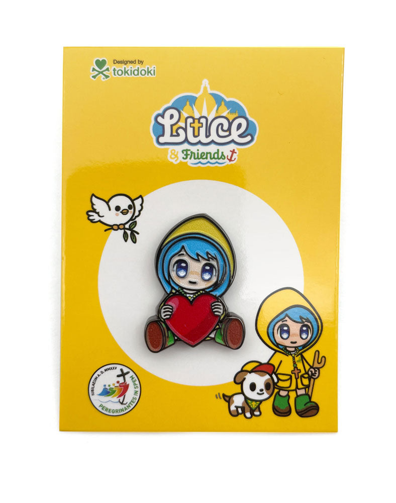 tokidoki-luce-heart-pin Luce Heart Pin - Image 1