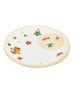 Holiday Wishes 8" Ceramic Plates - Set of two - Image 2