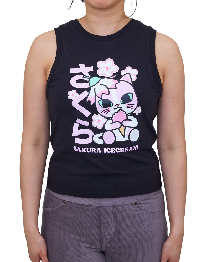 tokidoki-sakura-ice-cream-01 Sakura Ice Cream Tank Top - Image 1