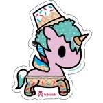 Choco Minty Unicorno Die Cut Sticker