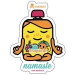 Tropical Kawaii Die Cut Sticker