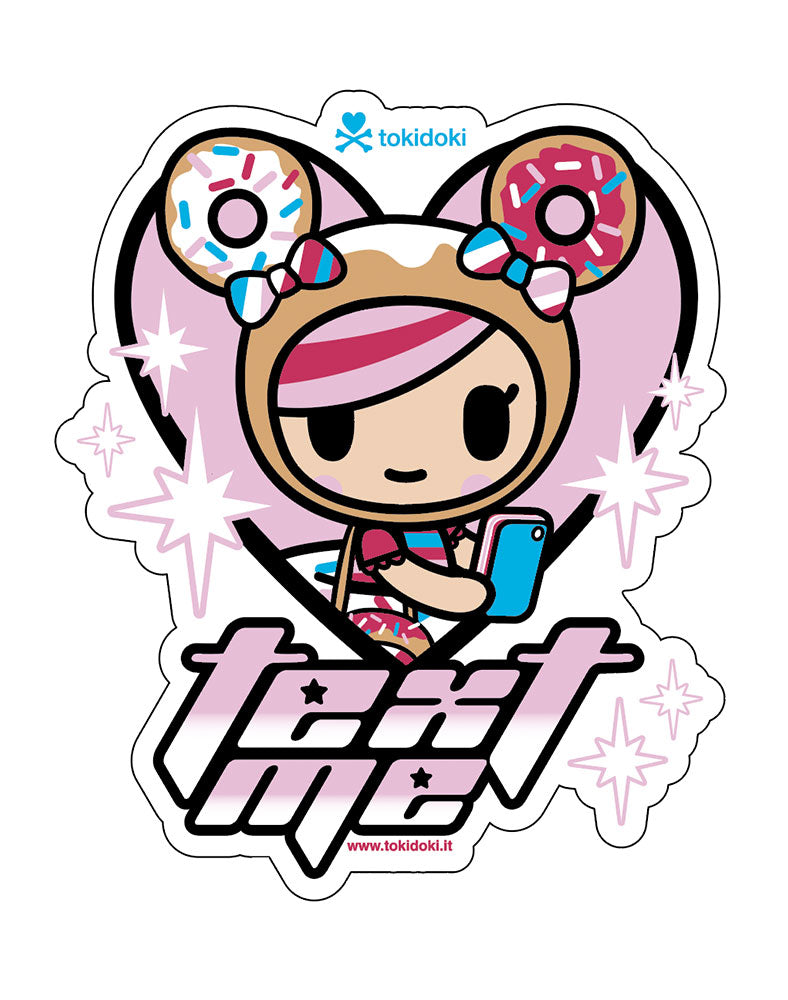 tokidoki-series-15-stickers-y2kawaii-donutella Y2Kawaii Donutella Sticker Die Cut Sticker - Image 1