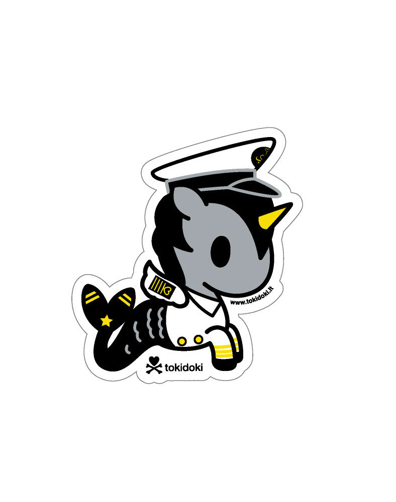 tokidoki-stickers-series-16-capt-stormy Capt. Stormy Mermicorno Die Cut Sticker - Image 1