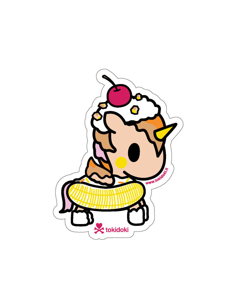 tokidoki-stickers-series-16-cherry-top Cherry Top Unicorno Die Cut Sticker - Image 1