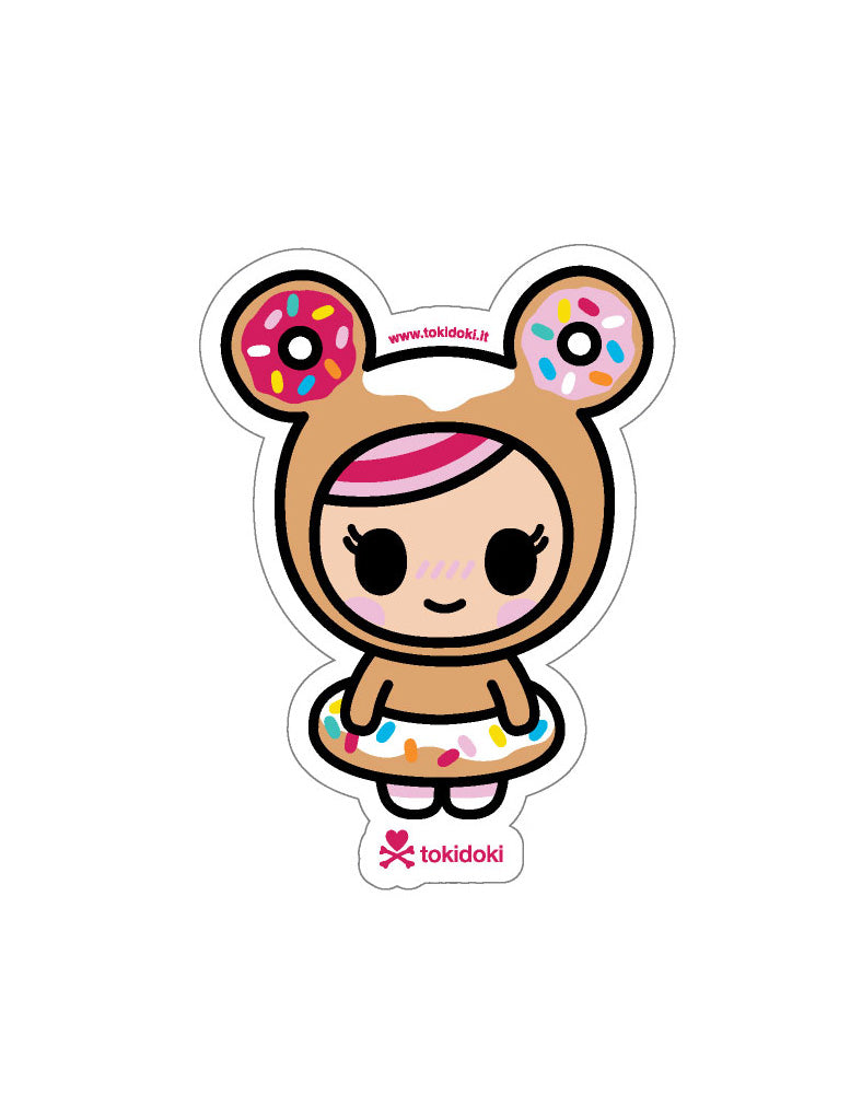 tokidoki-stickers-series-16-chibi-donutella Chibi Donutella Die Cut Sticker - Image 1