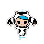 Chibi Mozzarella Die Cut Sticker