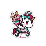 Bunny Sundae Die Cut Sticker