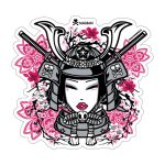 Sakura Samurai tokidoki Girl Die Cut Sticker