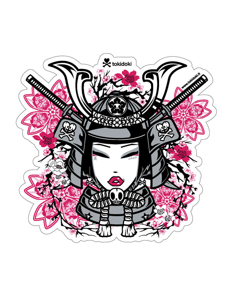 tokidoki-stickers-series-16-sakura-samurai Sakura Samurai tokidoki Girl Die Cut Sticker - Image 1