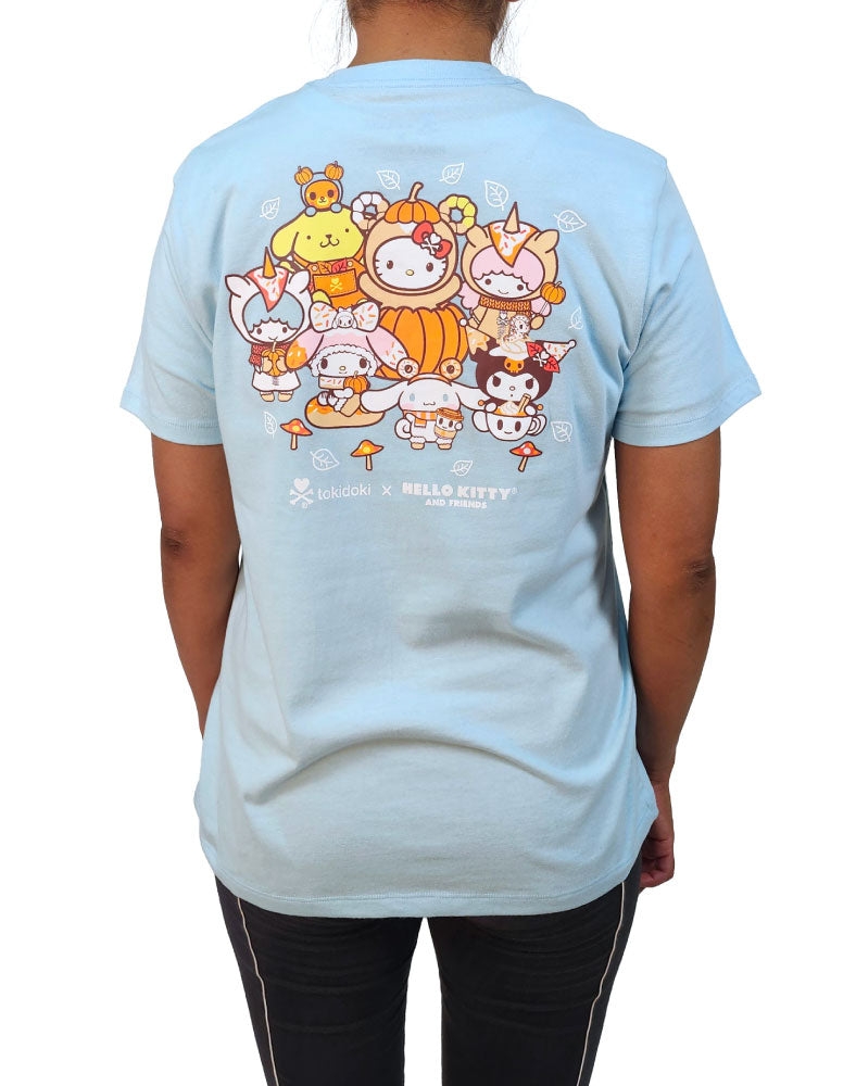 tokidoki-x-hello-kitty-and-friends-harvest-kitty-04 tokidoki x Hello Kitty and Friends Pumpkin Spice Harvest Kitty Tee - Image 1
