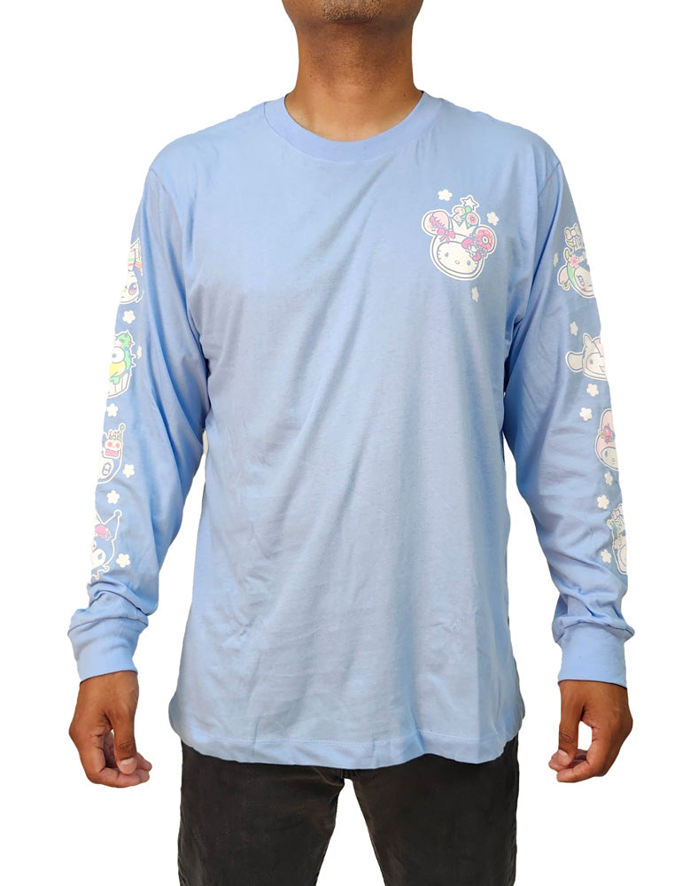 tokidoki-x-hkf-party-friends-01 tokidoki x Hello Kitty and Friends Party Friends Long Sleeve Tee - Image 1