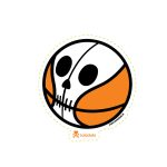 tokidoki Basketball Die Cut Sticker