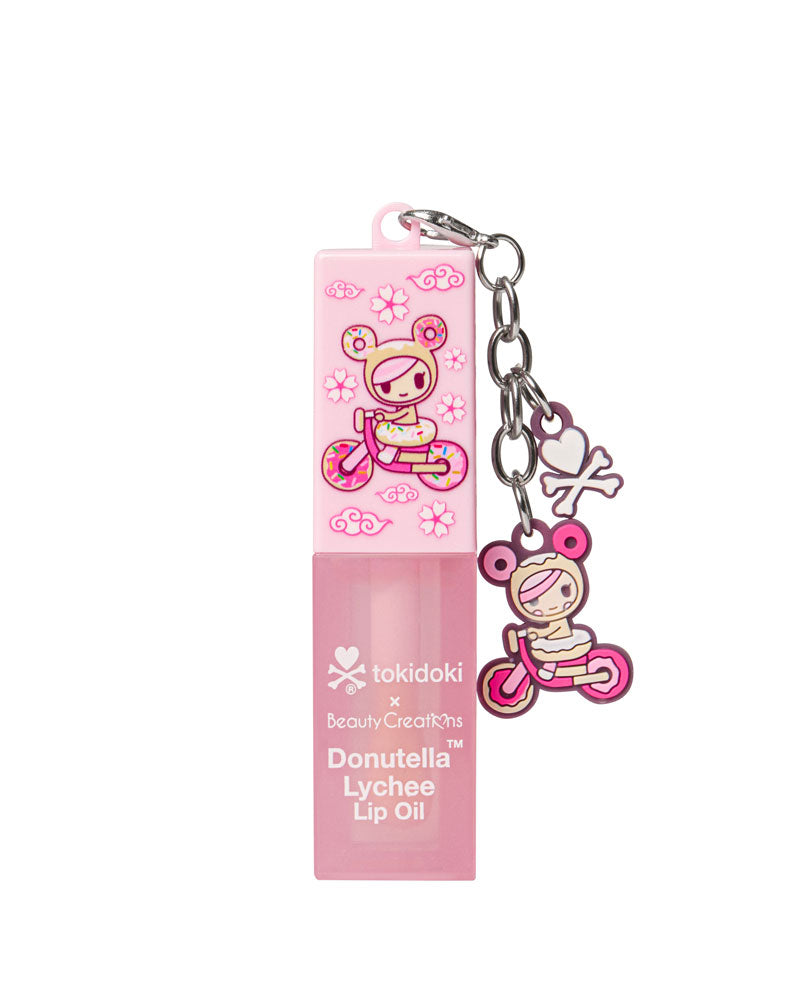 tokidoki_x_beauty_creations_DONUTELLA-OPEN_433b38d5-e946-46a6-868b-3aecd863f3d5 tokidoki x Beauty Creations Donutella Lip Oil - Lychee - Image 1