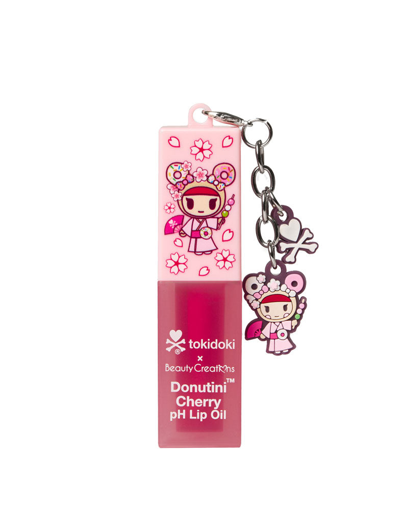 tokidoki_x_beauty_creations_DONUTINI-OPEN tokidoki x Beauty Creations Donutini Lip Oil - Cherry - Image 1