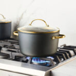 Forged Induction-Compatible Ceramic 9-Piece Cookware Set - Image 4