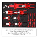 Daytona D655PS 655-Piece Tool Set (Including a 43-Inch, 12-Drawer Red Rolling Tool Cabinet) - Image 9