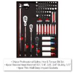 Daytona D655PS 655-Piece Tool Set (Including a 43-Inch, 12-Drawer Red Rolling Tool Cabinet) - Image 12