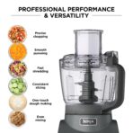 Ninja Food Processor, Professional Plus, 1000 Peak Watts, 4 Functions for Chopping, Slicing, Purees & Dough with 9-Cup Processor Bowl, 3 Blades, Food Chute & Pusher, Silver, BN601 - Image 2