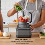 Ninja Food Processor, Professional Plus, 1000 Peak Watts, 4 Functions for Chopping, Slicing, Purees & Dough with 9-Cup Processor Bowl, 3 Blades, Food Chute & Pusher, Silver, BN601 - Image 4