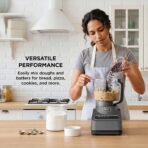 Ninja Food Processor, Professional Plus, 1000 Peak Watts, 4 Functions for Chopping, Slicing, Purees & Dough with 9-Cup Processor Bowl, 3 Blades, Food Chute & Pusher, Silver, BN601 - Image 5