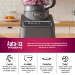 Ninja Food Processor, Professional Plus, 1000 Peak Watts, 4 Functions for Chopping, Slicing, Purees & Dough with 9-Cup Processor Bowl, 3 Blades, Food Chute & Pusher, Silver, BN601 - Image 7