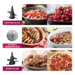 Ninja Food Processor, Professional Plus, 1000 Peak Watts, 4 Functions for Chopping, Slicing, Purees & Dough with 9-Cup Processor Bowl, 3 Blades, Food Chute & Pusher, Silver, BN601 - Image 8