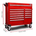 Daytona D655PS 655-Piece Tool Set (Including a 43-Inch, 12-Drawer Red Rolling Tool Cabinet) - Image 4