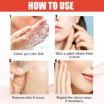 Mighty Patch Original Acne Patch,Hydrocolloid Acne Pimple Patches for Face,Nighttime Spot Pimple Stickers for Face Skin in 1 Use - Image 5