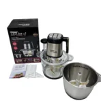 Zepline ZP-00219 Kitchen Food Processor — 3000W High Power, Equipped with Dual Bowls (3.2L Total Capacity); A Multifunctional Electric Chopper Designed for the Kitchen, Ideal for Chopping Meat, Vegetables, Herbs, and Nuts. - Image 3