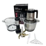 Zepline ZP-00219 Kitchen Food Processor — 3000W High Power, Equipped with Dual Bowls (3.2L Total Capacity); A Multifunctional Electric Chopper Designed for the Kitchen, Ideal for Chopping Meat, Vegetables, Herbs, and Nuts. - Image 6