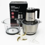 Zepline ZP-00219 Kitchen Food Processor — 3000W High Power, Equipped with Dual Bowls (3.2L Total Capacity); A Multifunctional Electric Chopper Designed for the Kitchen, Ideal for Chopping Meat, Vegetables, Herbs, and Nuts.