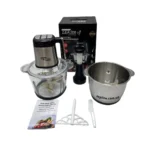 Zepline ZP-00219 Kitchen Food Processor — 3000W High Power, Equipped with Dual Bowls (3.2L Total Capacity); A Multifunctional Electric Chopper Designed for the Kitchen, Ideal for Chopping Meat, Vegetables, Herbs, and Nuts. - Image 11